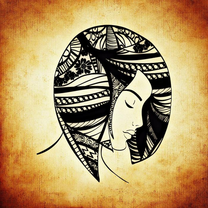 woman hair head fact abstract