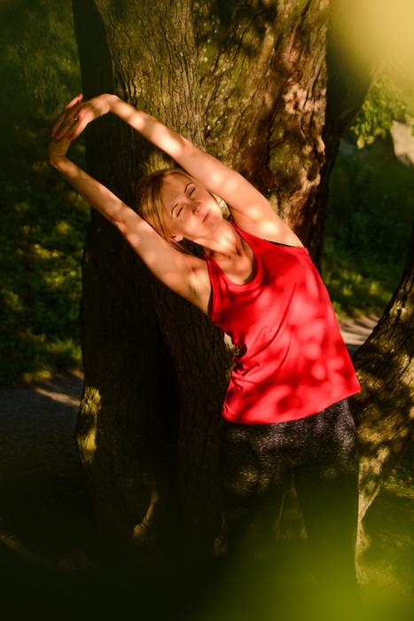 Yoga Calm Release woman