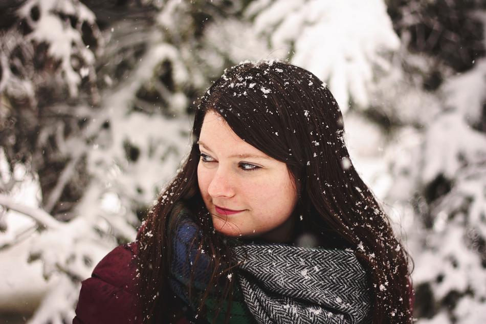 Beautiful Brunette Cold