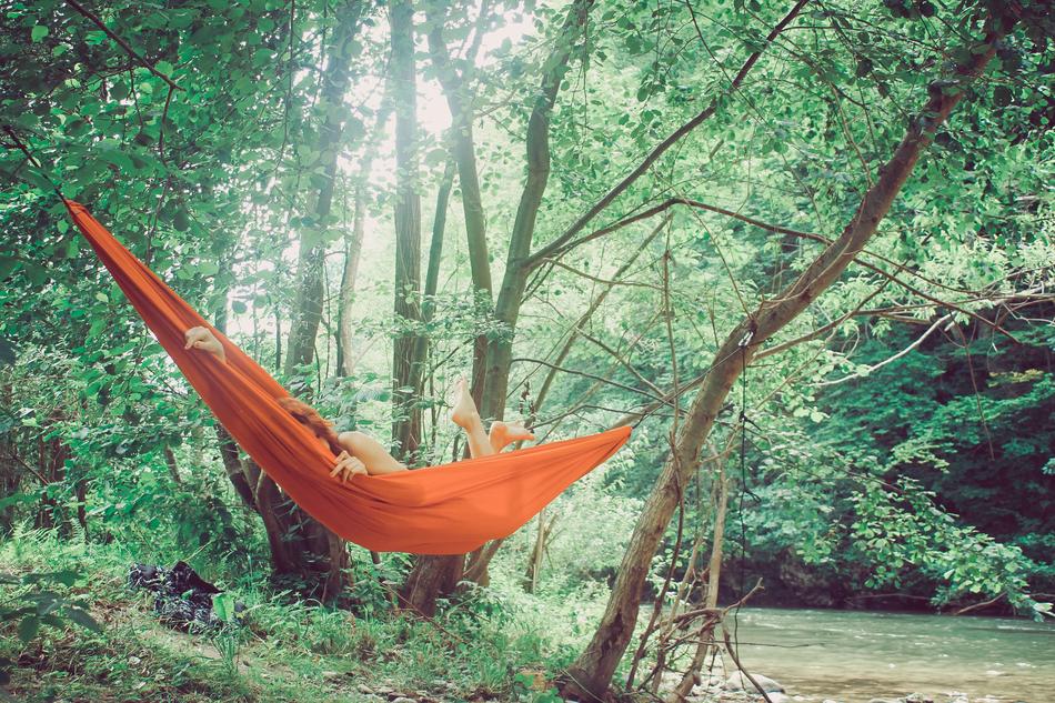 People Woman Hammock