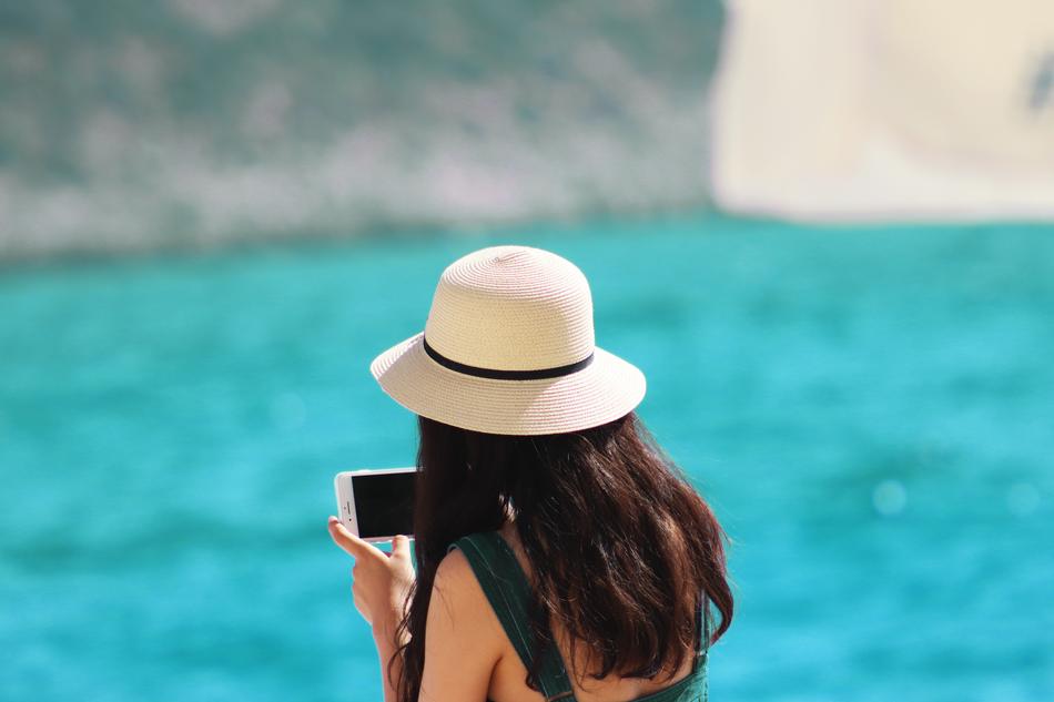 Line Woman Beach