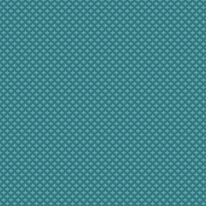 Blue background with pictures of lilies