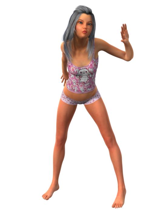 tube woman summer girl figure