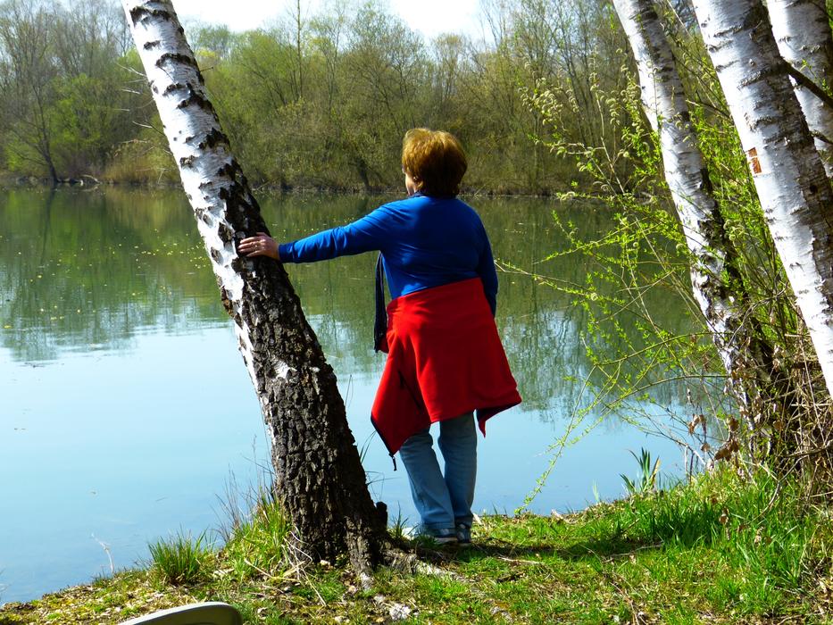 Woman Tree Birch