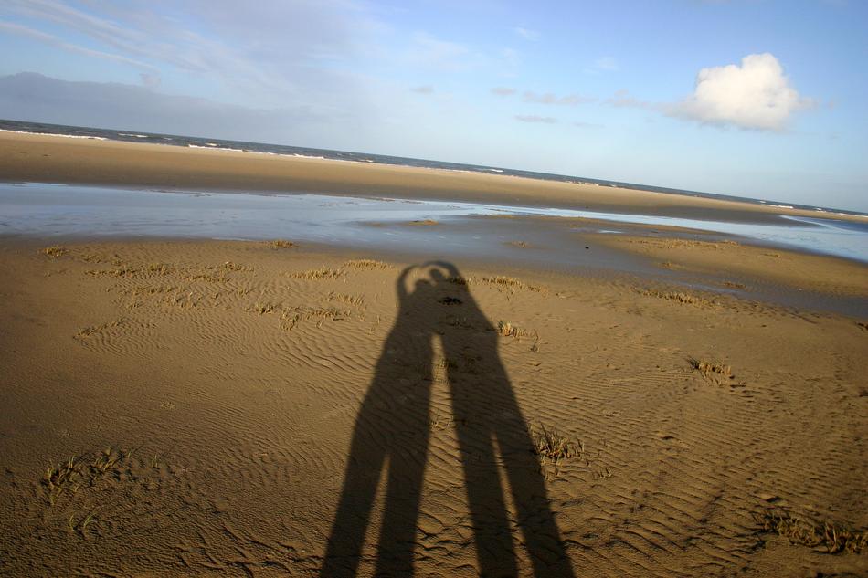 Love couple shadow