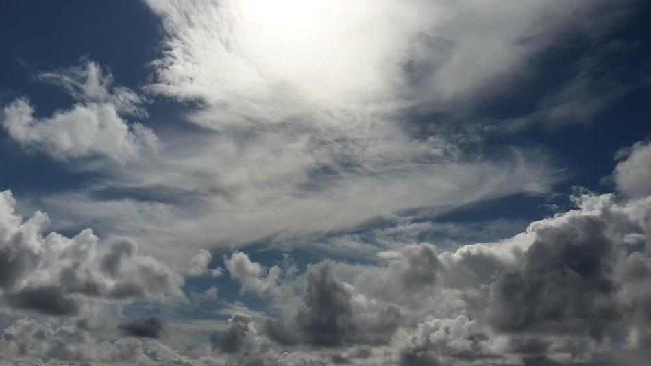 The Sky Blue Background