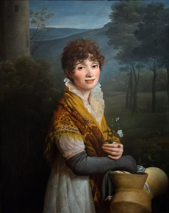 Young Woman Painting
