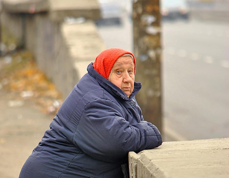 Pastern Woman on street