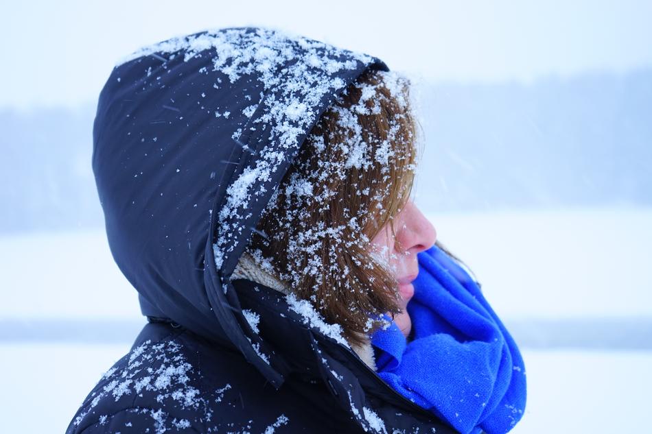 Woman Girl Winter