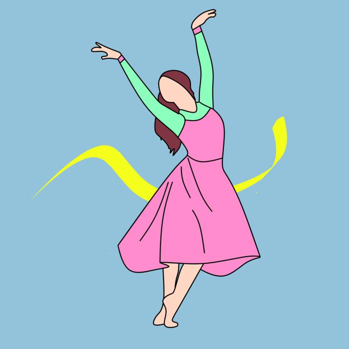 figure woman dance inspirational