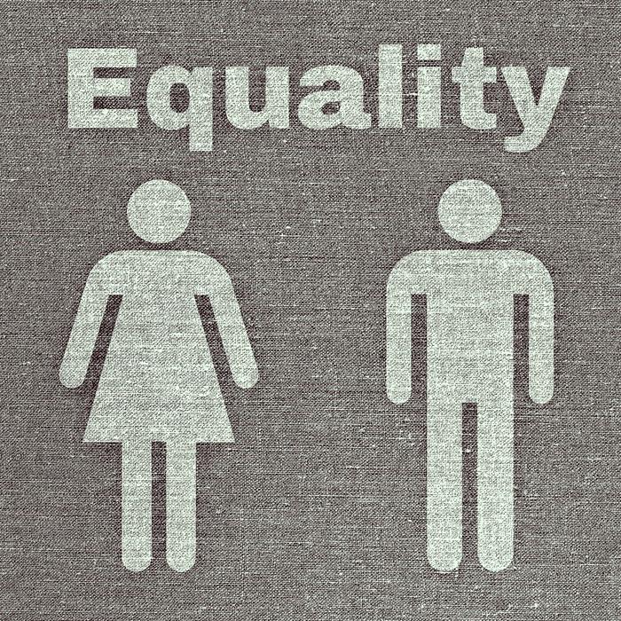 equal sign on gray background