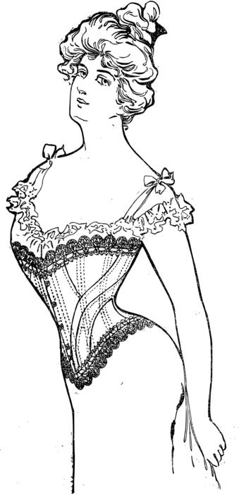 elderly corset woman underwear