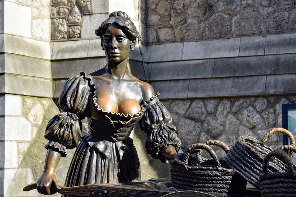 Molly Malone Statue Bronze