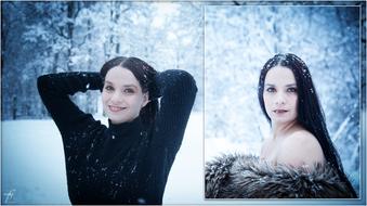 Manipulated Photo of Glamour women
