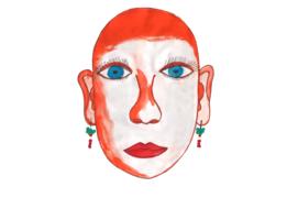 face women woman face model person