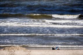 Urlauberin Person Beach