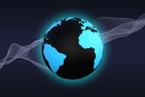 network global communication drawing