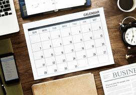 paper business calendar