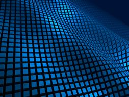 abstract waving blue wallpaper