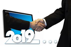 handshake as a symbol of future success