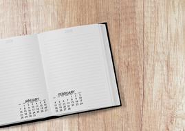 Calendar Book date