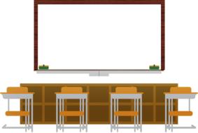 white board classroom drawing