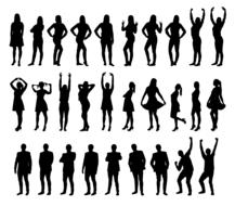 silhouette people men darwing