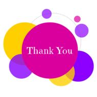 bubbles thank you message drawing