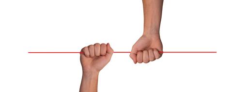Team Hands Forward drawing