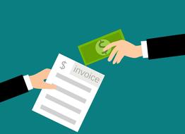 invoice cash payments drawing