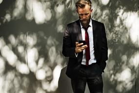 Online Telecommunication Businessman