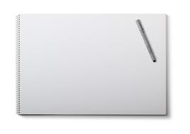Drawing Pad Note White drawing