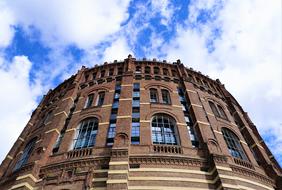 round brick building in austria, Vienna