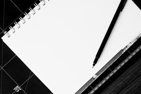 Notebook and Pen black