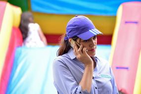 Girl Talking Phone