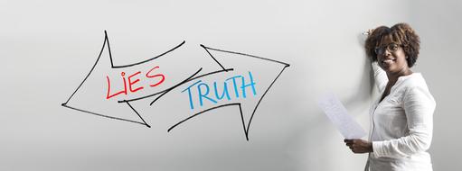 arrows Lies Truth as a presentation