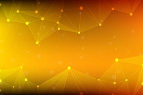Beautiful and colorful background with the lines, among the dots