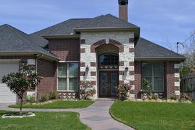 landscape of Garden and House