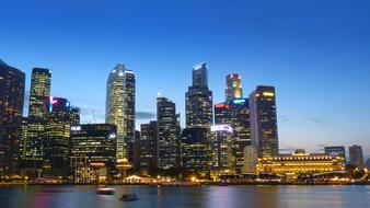 splendid Singapore River