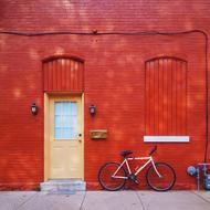 Red House and bike