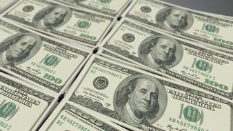 Bills Dollars close-up