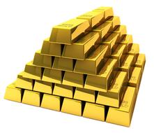 gold bullion pyramid