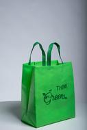 think green print on Eco Friendly Bag