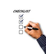 Checklist List Hand drawing