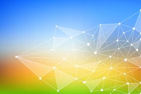 geometric, triangle colorful background