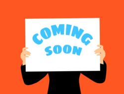 n coming soon message drawing