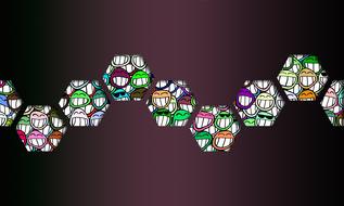 social media communication color drawing