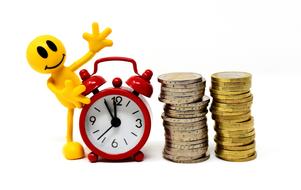 Time Money Coins