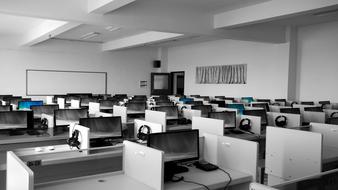 A lot of the computers in the office