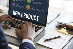 New Product and hand